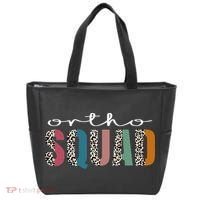 Funny Leopard Nursing Ortho Squad Orthopedics Nurse Tote Bag thumb 0