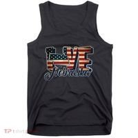Funny Love Nebraska American Flag Patriotic Tank Top thumb 0