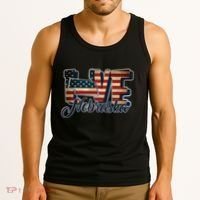 Funny Love Nebraska American Flag Patriotic Tank Top thumb 3