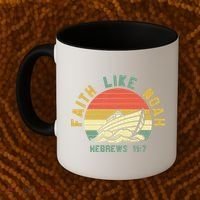 Faith Like Noah Hebrews Sunset Coffee Mug thumb 2