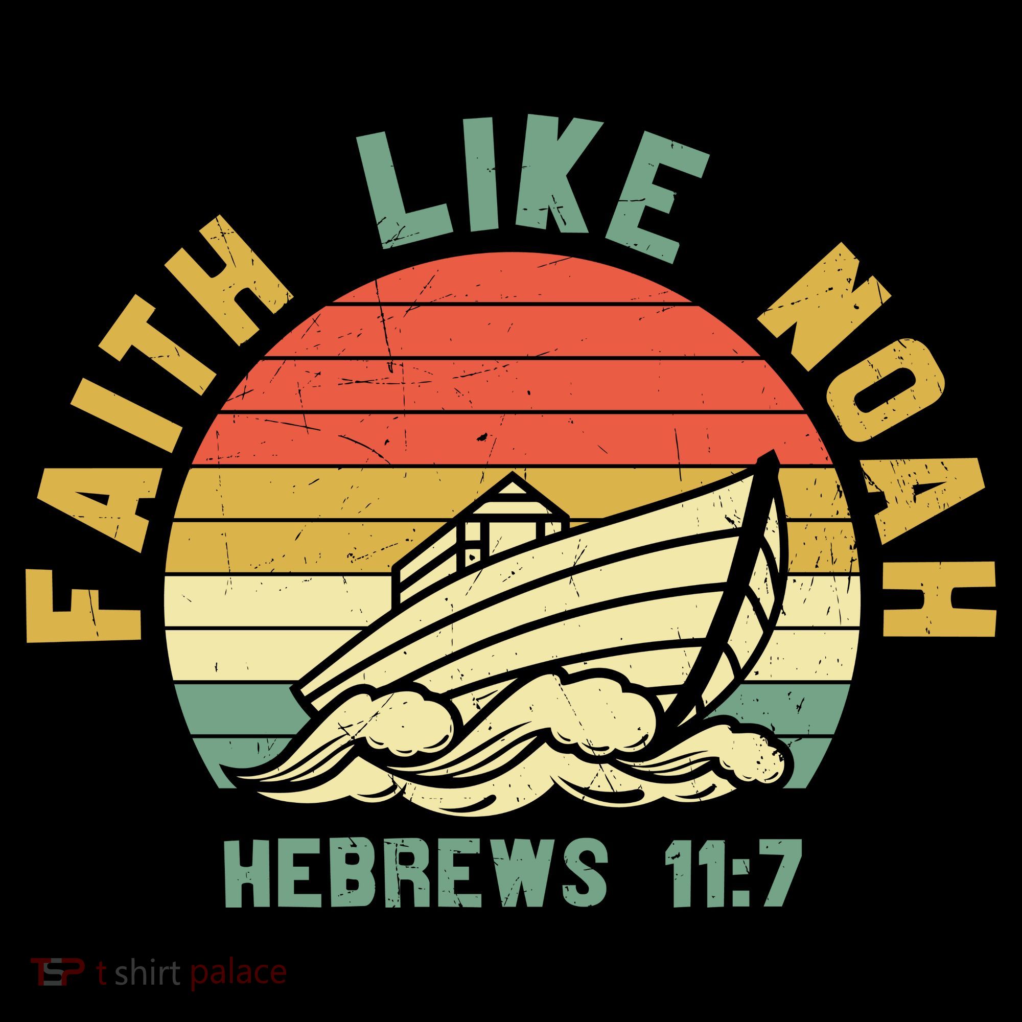 Faith Like Noah Hebrews Sunset Coffee Mug