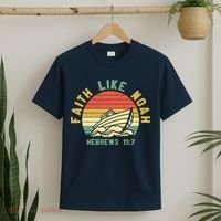 Faith Like Noah Hebrews Sunset T-Shirt thumb 2