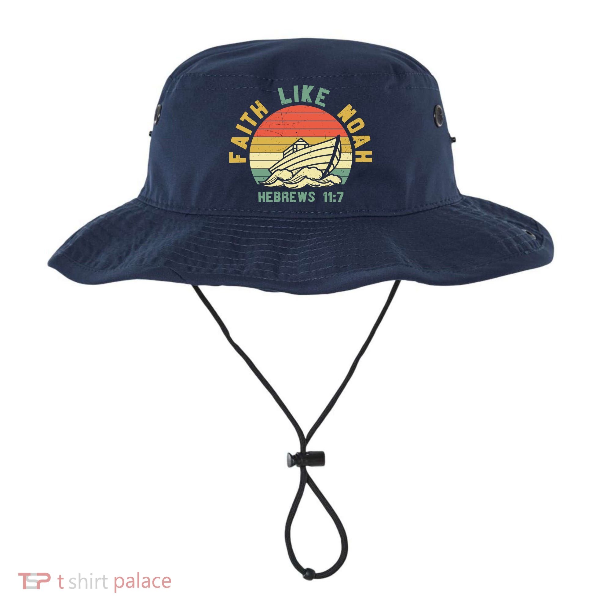 Faith Like Noah Hebrews Sunset Bucket Hat
