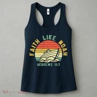 Faith Like Noah Hebrews Sunset Women's Tank Top thumb 3