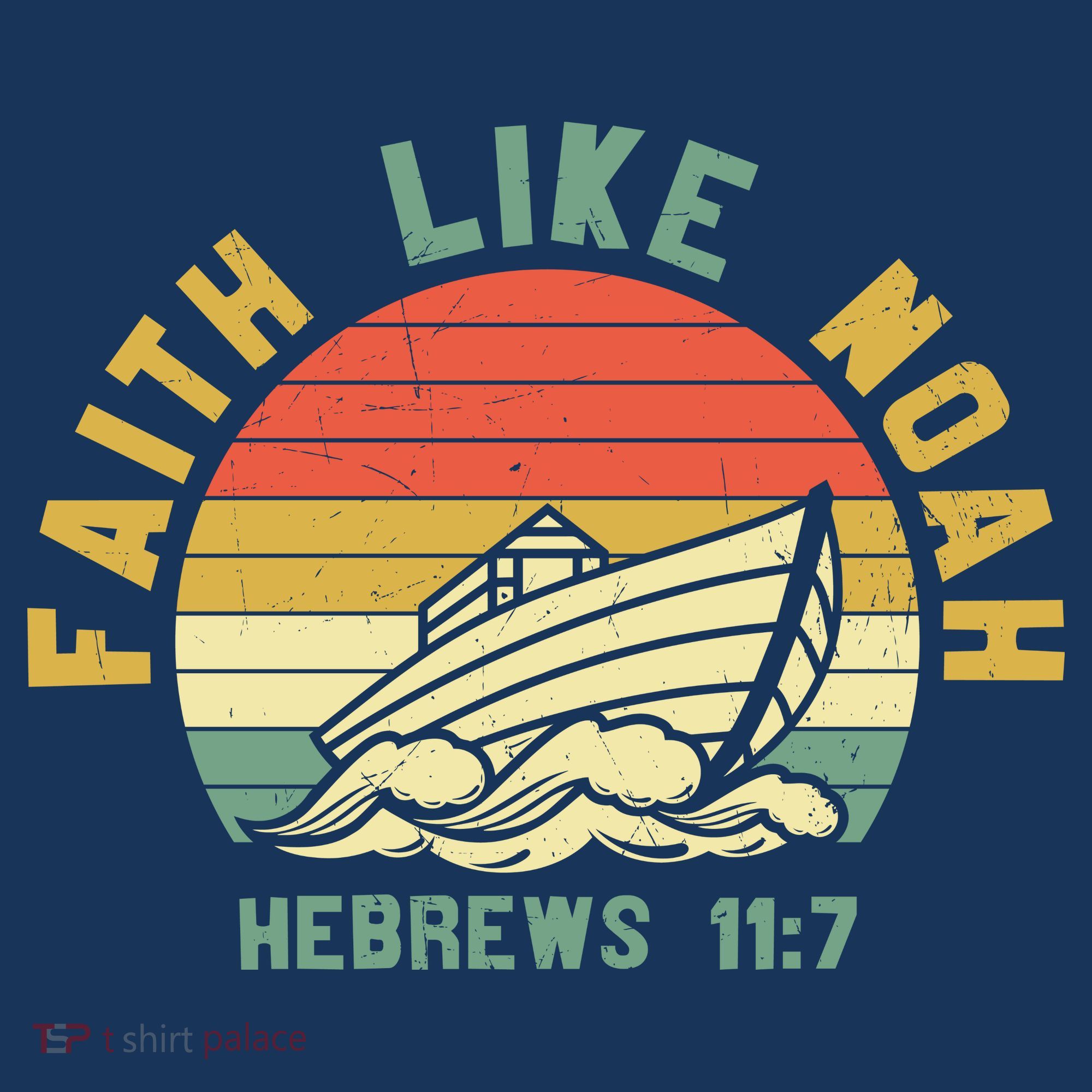 Faith Like Noah Hebrews Sunset Visor