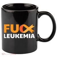 Fuck Leukemia Orange Ribbon Awareness Cancer Survivor Gift Meaningful Gift 11oz C Handle Ceramic Mug thumb 0