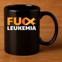 Fuck Leukemia Orange Ribbon Awareness Cancer Survivor Gift Meaningful Gift 11oz C Handle Ceramic Mug thumb 3