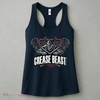 Funny Lacrosse Ops Warning Of Crease Beast LAX Goalie Women's Tank Top thumb 3