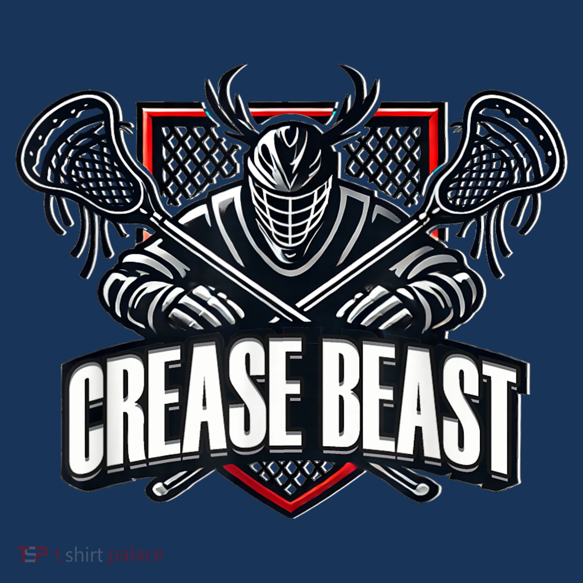 Funny Lacrosse Ops Warning Of Crease Beast LAX Goalie Women's Tank Top