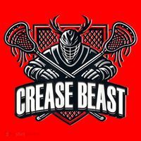 Funny Lacrosse Ops Warning Of Crease Beast LAX Goalie Santa Hat thumb 1