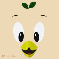 Funny Little Orange Bird Tote Bag thumb 4