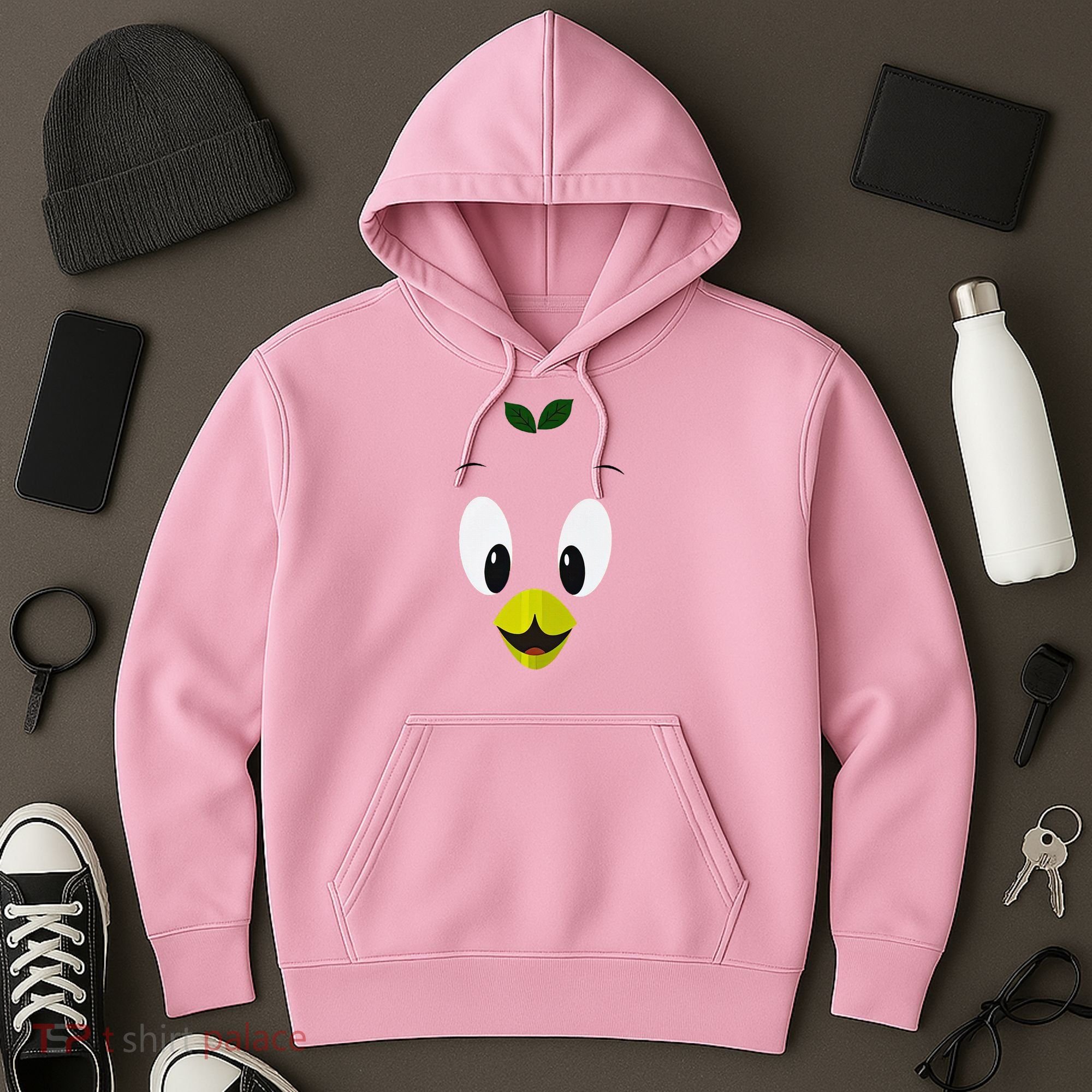 Funny Little Orange Bird Hoodie