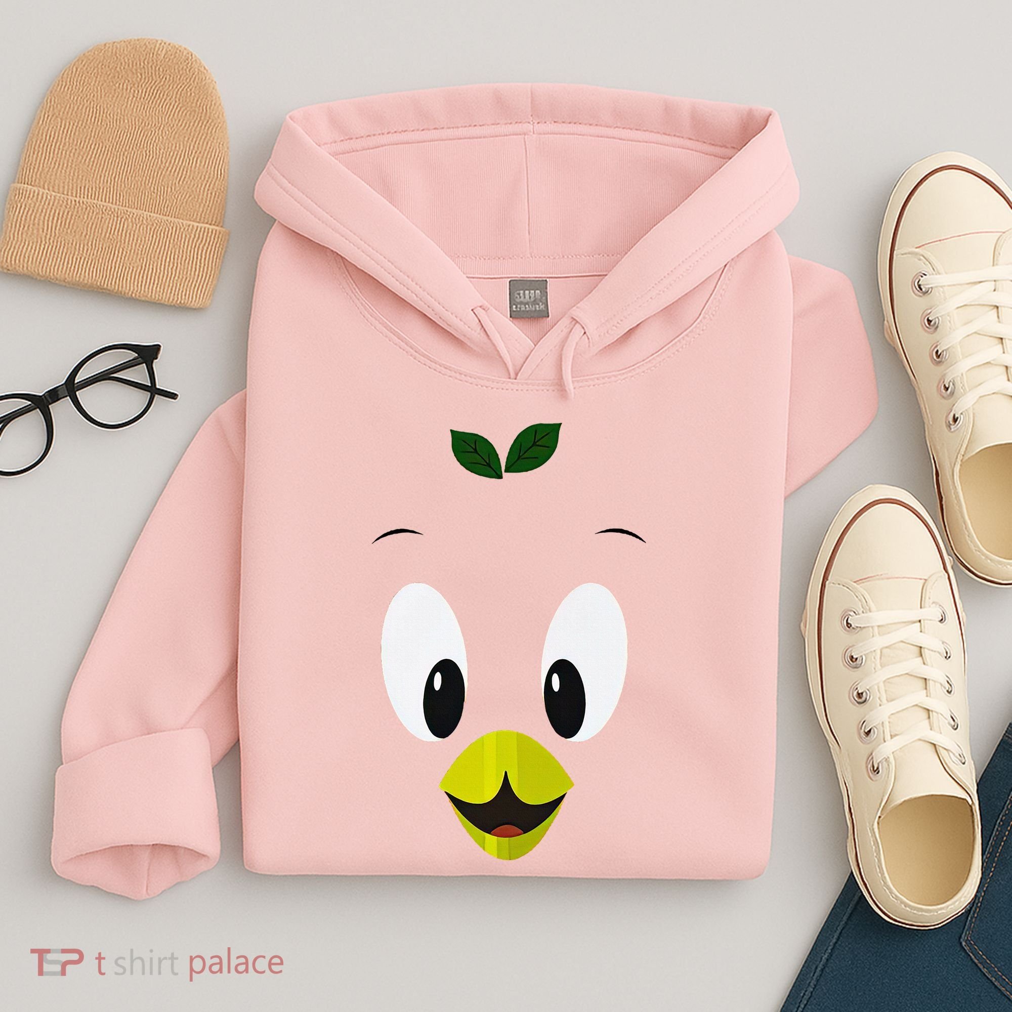 Funny Little Orange Bird Hoodie