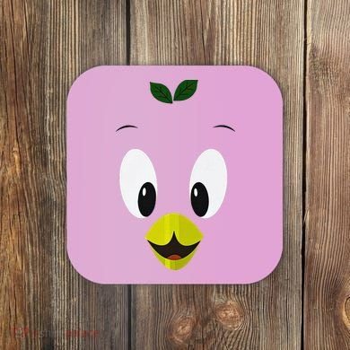 Funny Little Orange Bird Coaster