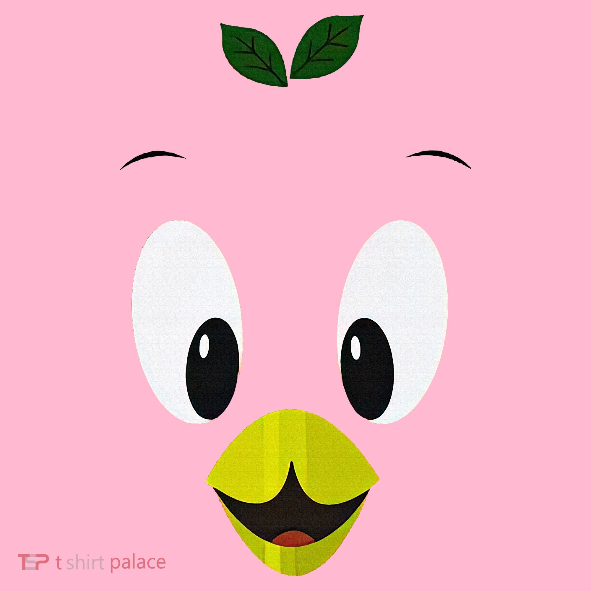 Funny Little Orange Bird Coaster