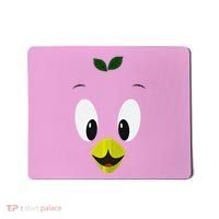 Funny Little Orange Bird Mousepad thumb 0