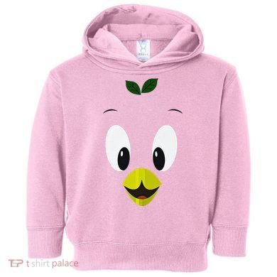 Funny Little Orange Bird Toddler Hoodie