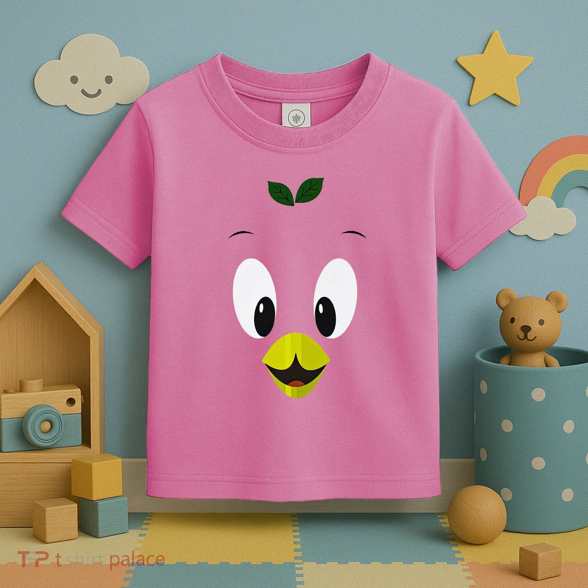 Funny Little Orange Bird Toddler T-Shirt