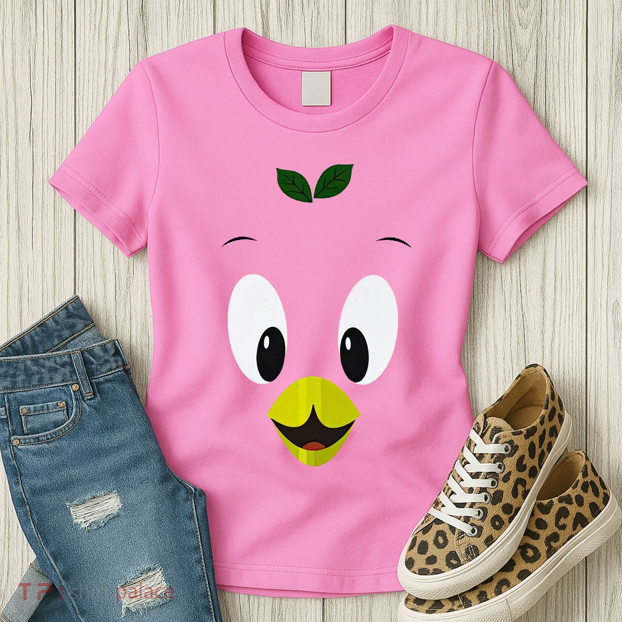 Funny Little Orange Bird Women's T-Shirt