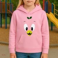 Funny Little Orange Bird Kids Hoodie thumb 3