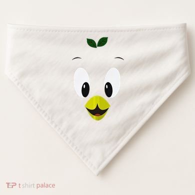 Funny Little Orange Bird USA-Made Doggie Bandana
