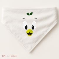 Funny Little Orange Bird USA-Made Doggie Bandana thumb 0