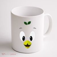 Funny Little Orange Bird Coffee Mug thumb 1