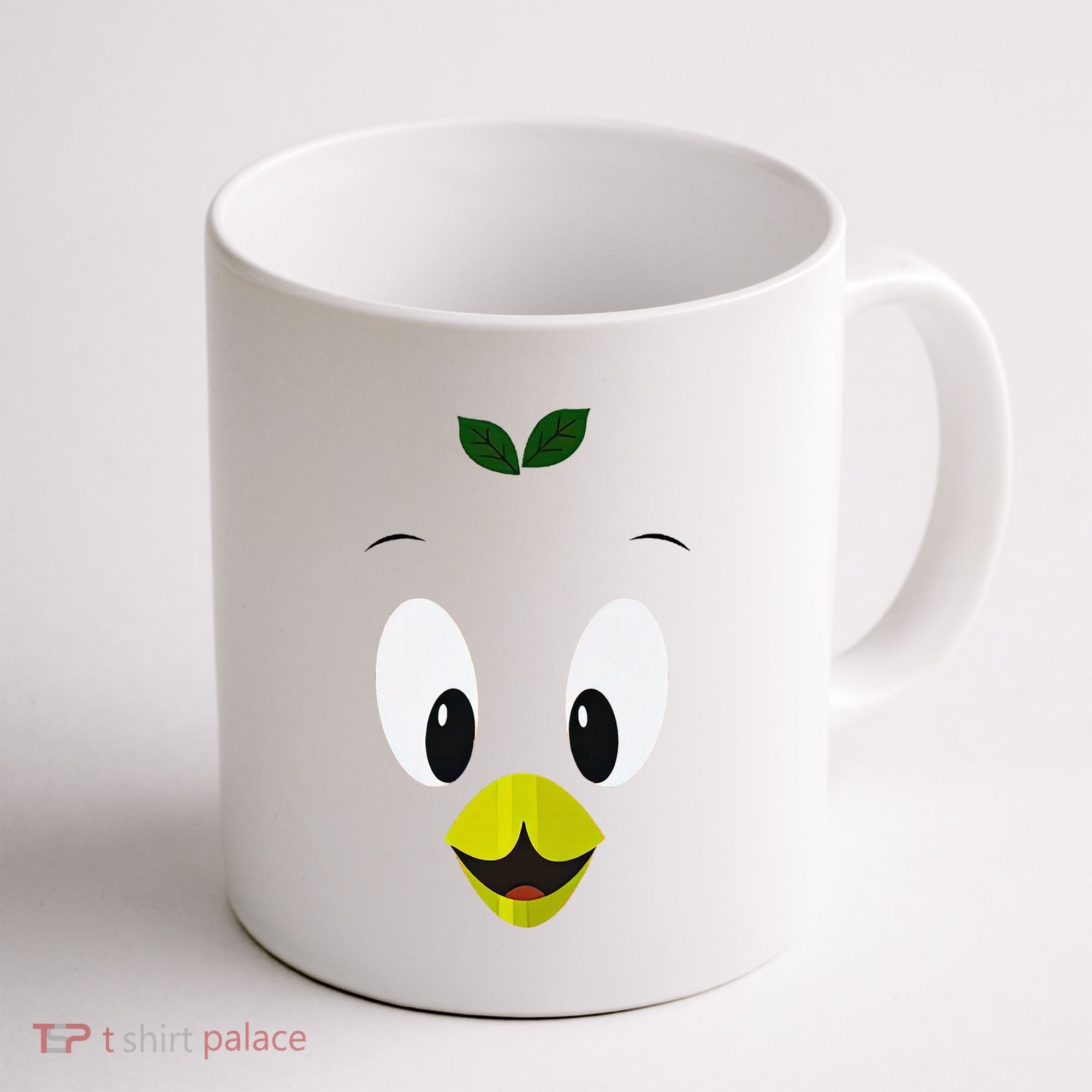 Funny Little Orange Bird Coffee Mug