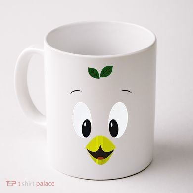 Funny Little Orange Bird Coffee Mug