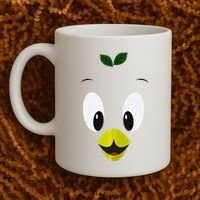 Funny Little Orange Bird Coffee Mug thumb 2