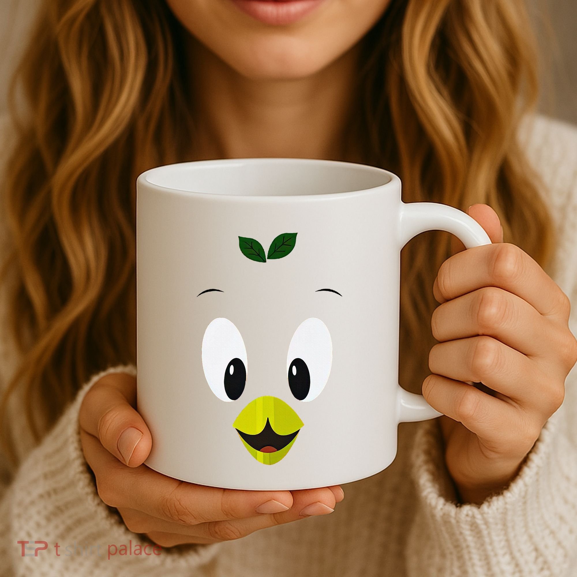 Funny Little Orange Bird Coffee Mug
