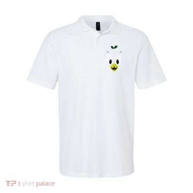Funny Little Orange Bird Polo