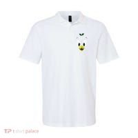 Funny Little Orange Bird Polo thumb 0