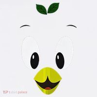 Funny Little Orange Bird Women's Hoodie thumb 2