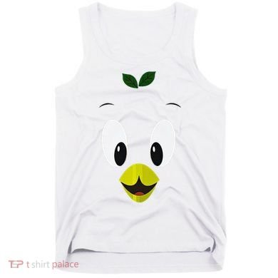 Funny Little Orange Bird Tank Top