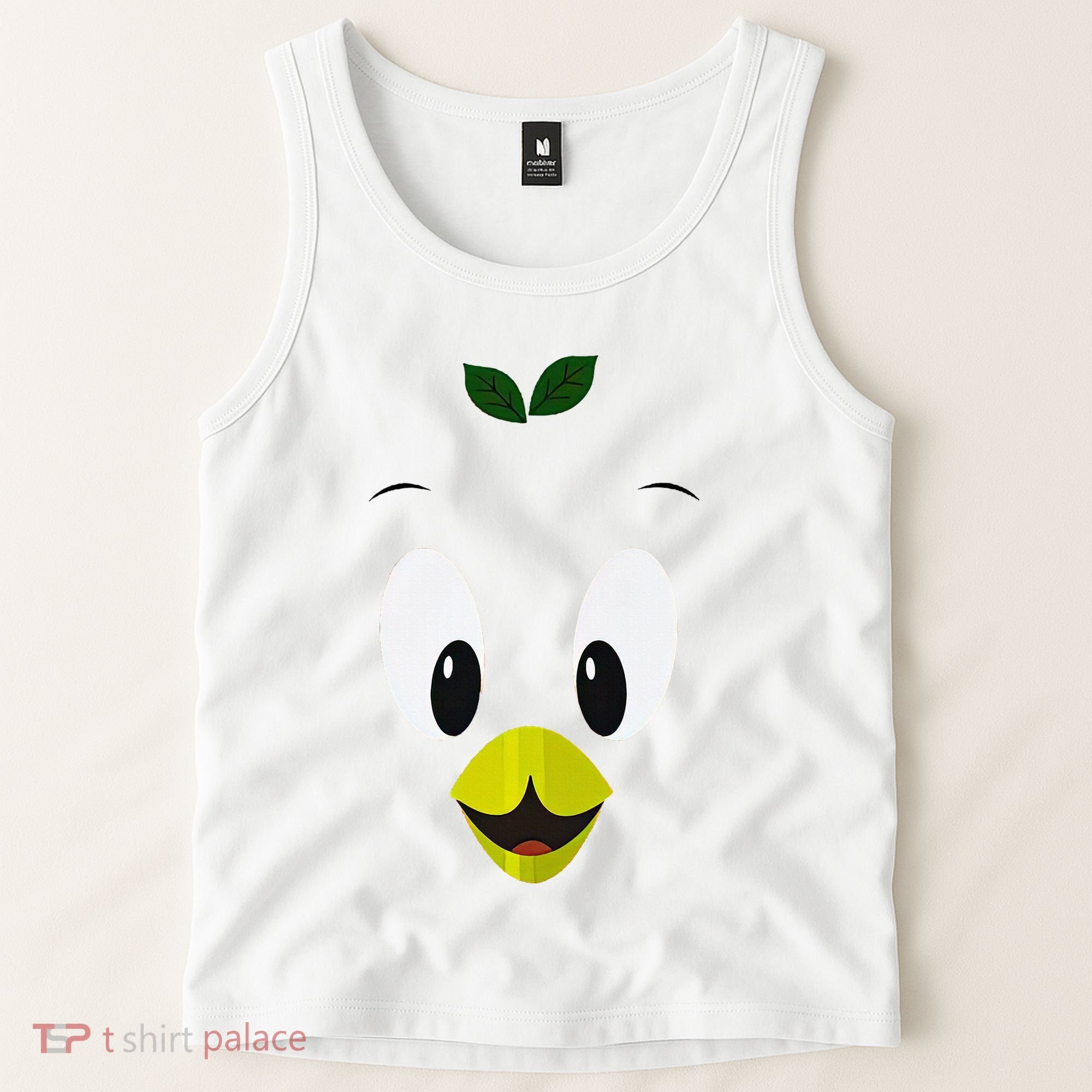 Funny Little Orange Bird Tank Top