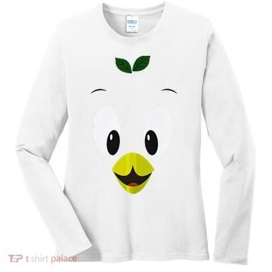 Funny Little Orange Bird Women's Long Sleeve Shirt