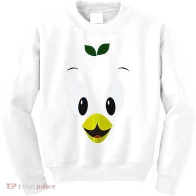 Funny Little Orange Bird Kids Sweatshirt