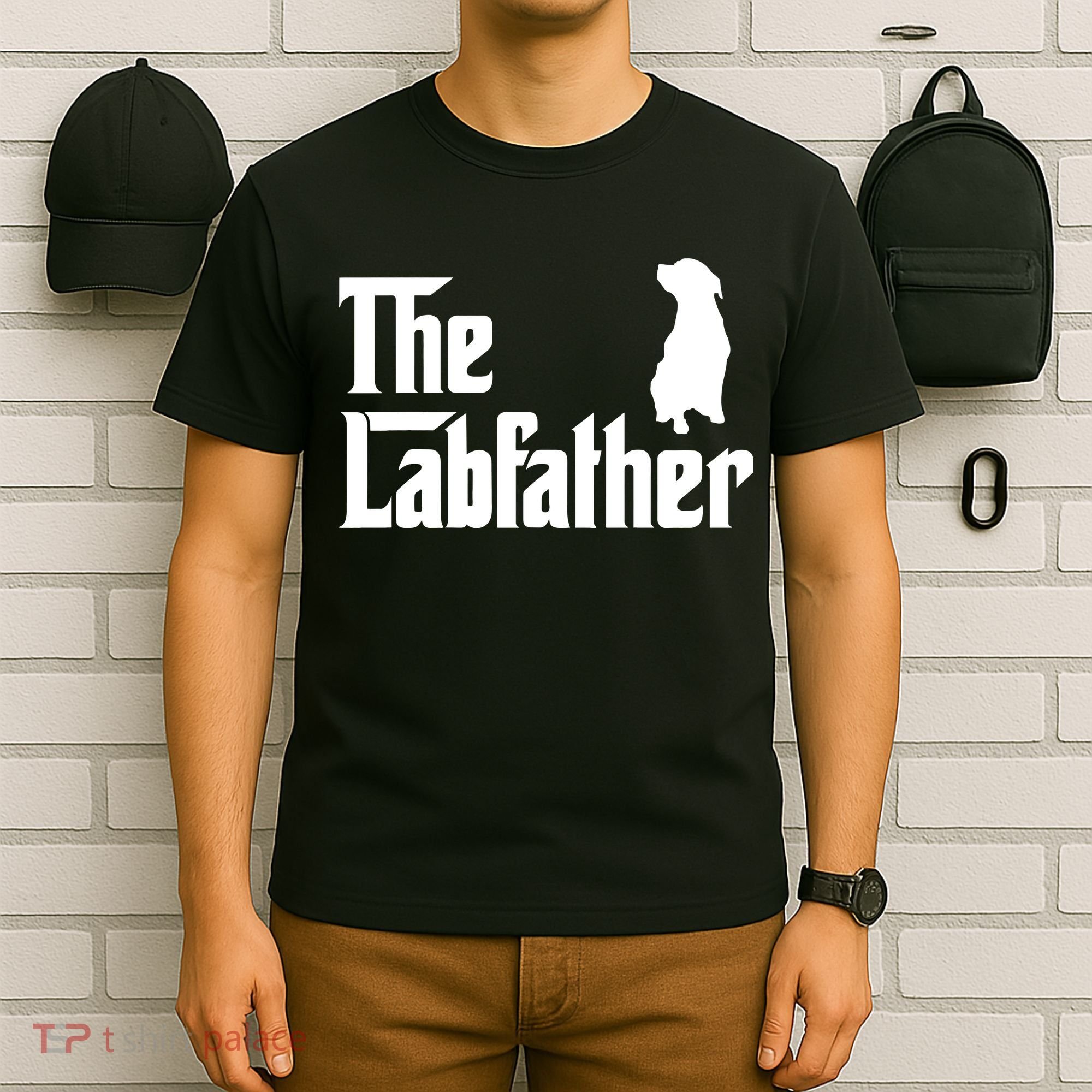 Funny Labrador Owner The Labfather Lab Father Gift T-Shirt