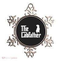 Funny Labrador Owner The Labfather Lab Father Gift Ornament thumb 0