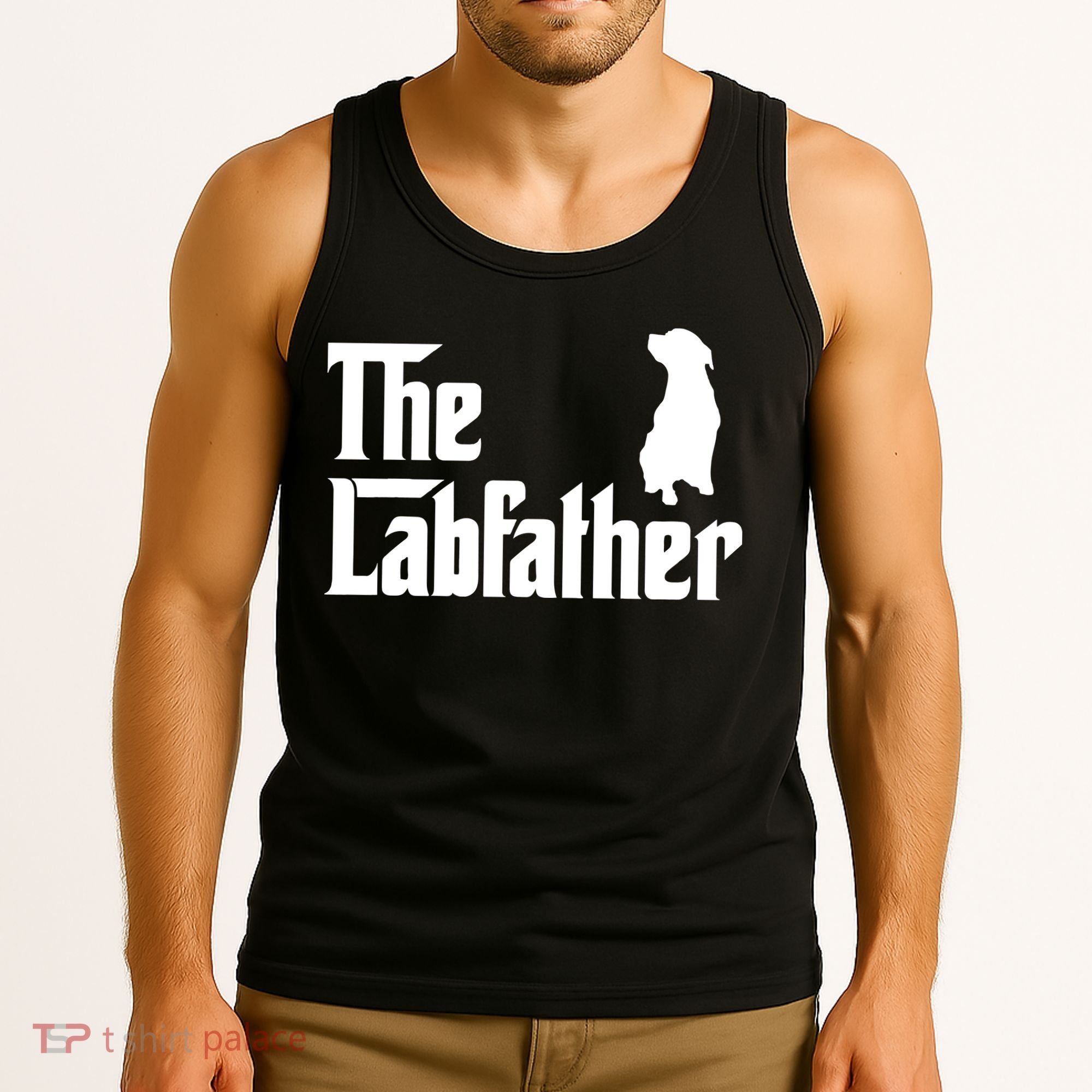 Funny Labrador Owner The Labfather Lab Father Gift Tank Top