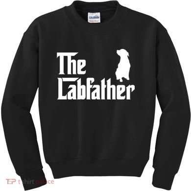 Funny Labrador Owner The Labfather Lab Father Gift Kids Sweatshirt