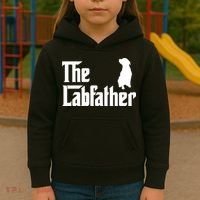 Funny Labrador Owner The Labfather Lab Father Gift Kids Hoodie thumb 3