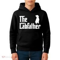 Funny Labrador Owner The Labfather Lab Father Gift Kids Hoodie thumb 4