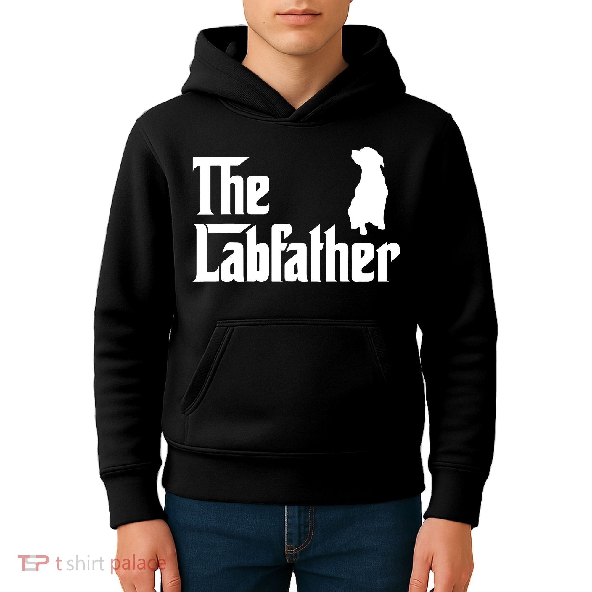 Funny Labrador Owner The Labfather Lab Father Gift Kids Hoodie