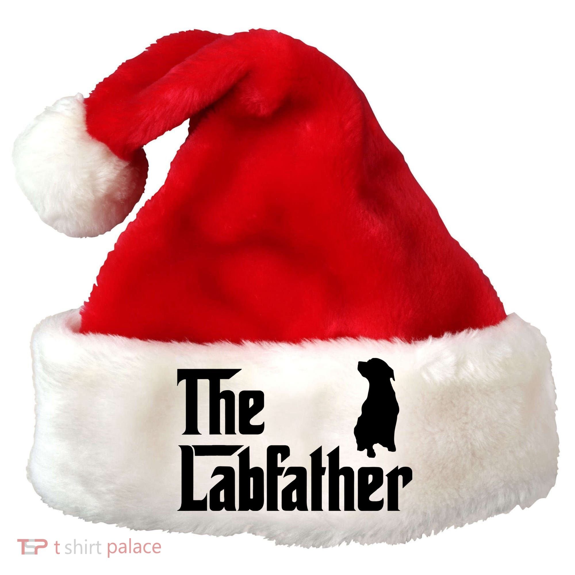 Funny Labrador Owner The Labfather Lab Father Gift Santa Hat