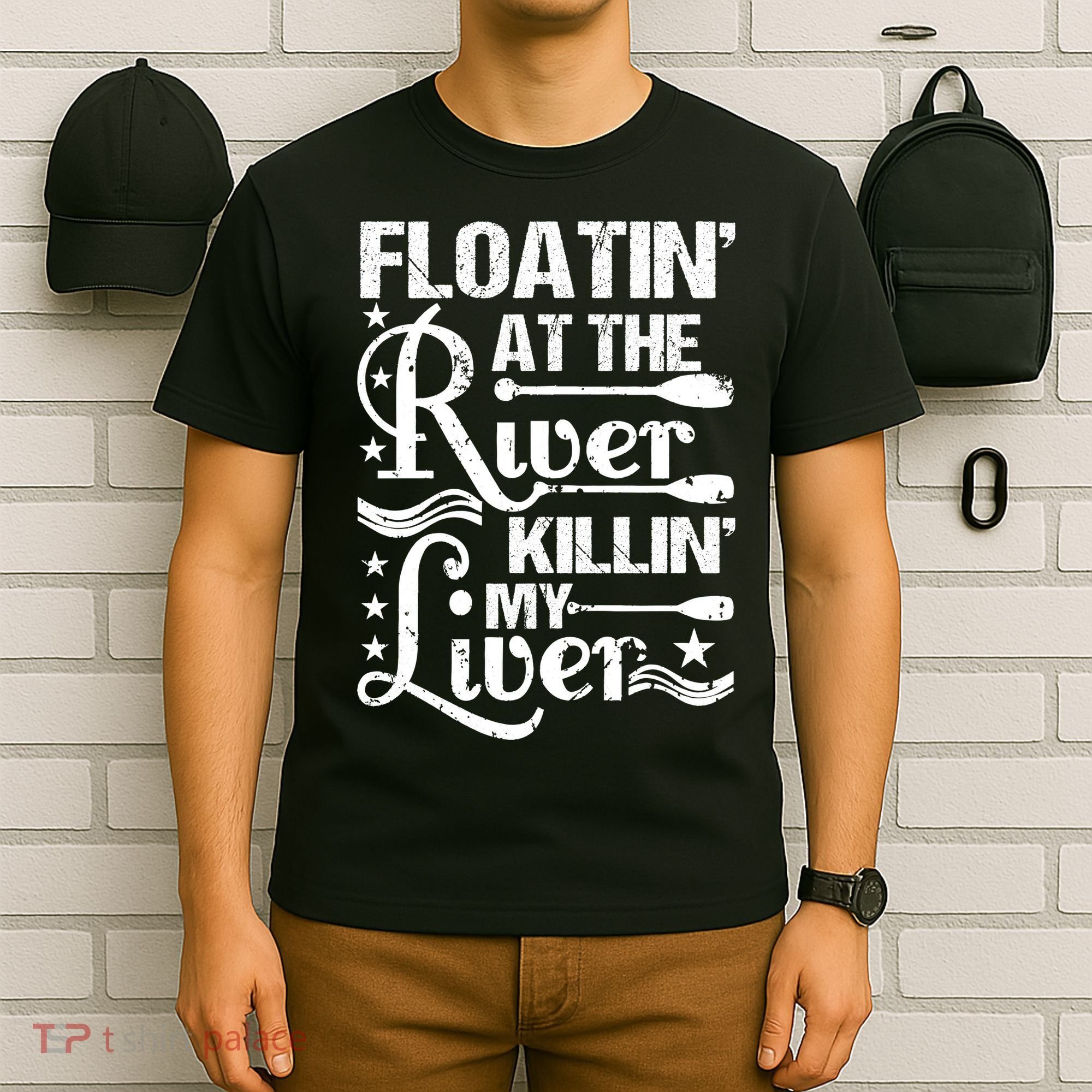 Floatin At The River Killin My Liver T-Shirt
