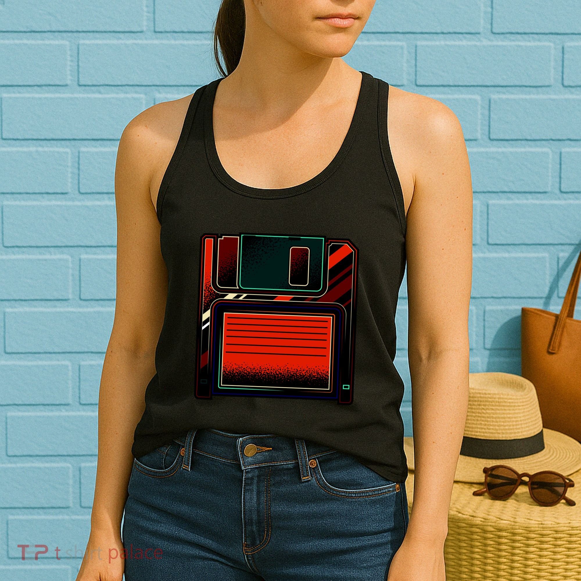 Floppy Disc Women's Tank Top