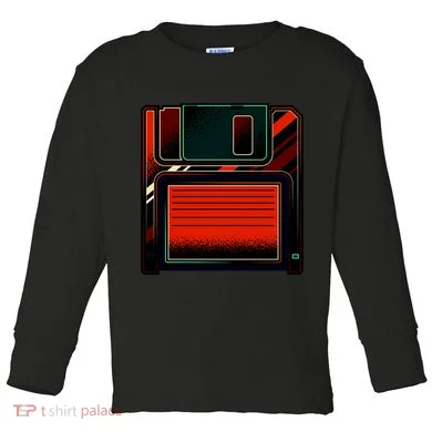 Floppy Disc Toddler Long Sleeve