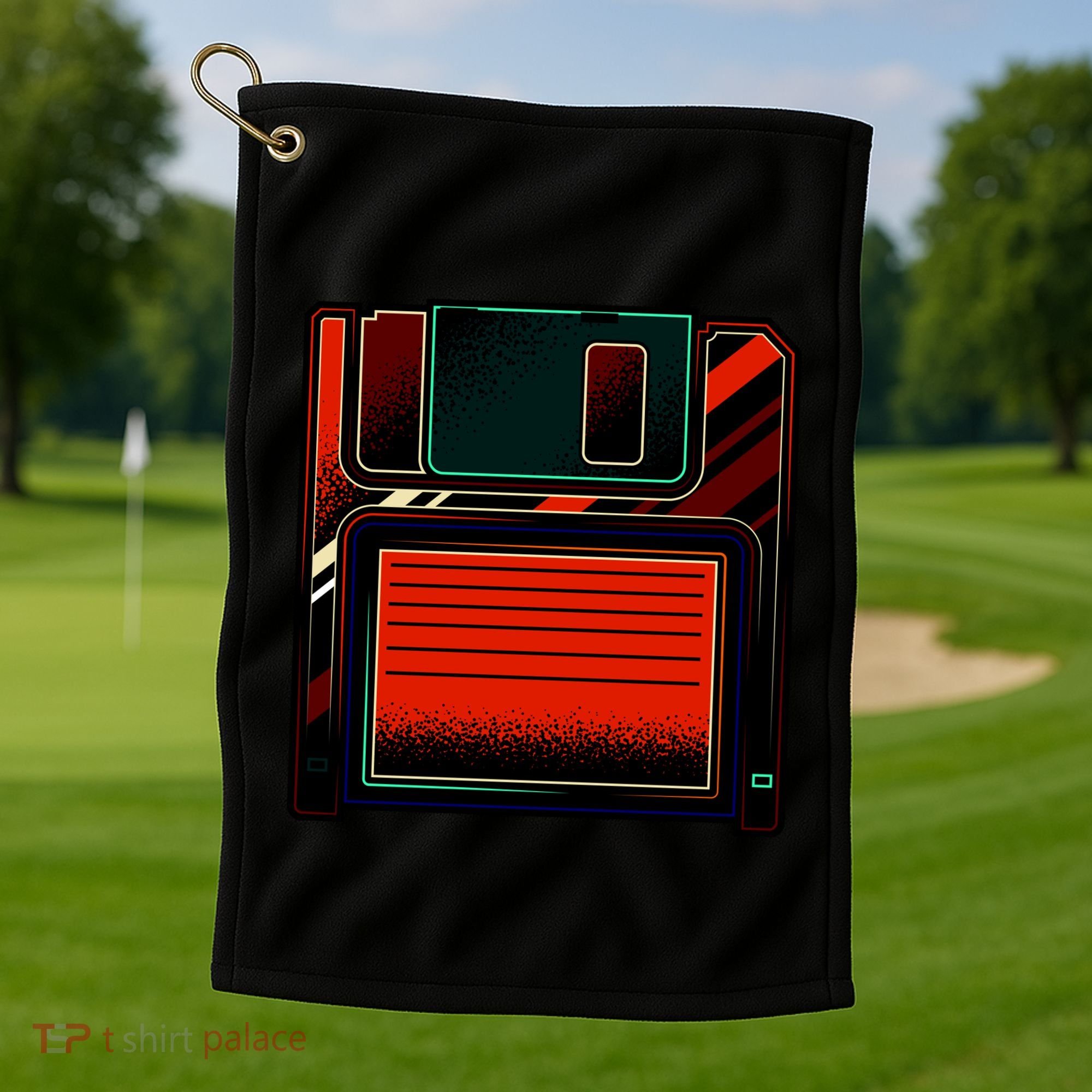Floppy Disc Golf Towel